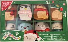 Kelly Toys Original Squishmallow Ornaments 2022 Holiday Winter Squad 8 Pack - Mini Squishmallow, Holiday Pack, Christmas Pack