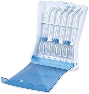 Waterpik Water Flosser Replacement Tips in Storage Case, Classic Jet, Orthodontic and Plaque Seeker Tips in Handy and Hygienic Case, Pack of 6