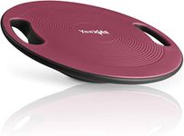 Yes4All HXP9 Plastic Wobble Balance Board, 40 cm Surface Balance Board for Standing, Core Training, Gym Home Workout (Sugar Plum)