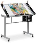 MoNiBloom Drafting Table on Wheels 