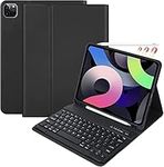 iPad Air 5 2022/iPad Air 4 Gen 2021 Keyboard Case for iPad Pro 11 inch (4th 2022 3rd 2021 2nd 2020 1st 2018 Gen) Bluetooth Wireless Detachable Keyboard for iPad Air 10.9,Slim Cover with Pencil Holder