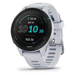 Garmin Forerunner® 255S Music, Smaller GPS Running Smartwatch with Music, Advanced Insights, Long-Lasting Battery, Whitestone, 41 MM