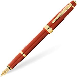 Cross Bailey Light Polished Amber Resin and Gold Tone Fine Nib Fountain Pen