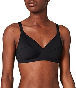 Playtex Women's Basic Micro Support/Con Aros Nursing Bra,Black,38B UK(85B EU)