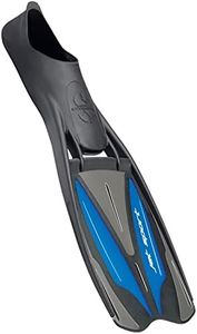 SCUBAPRO Jet Sport Full-Foot Diving Fins, Medium, Black/Gray/Blue