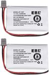 EBL 2 Pack Rechargeable Replacement