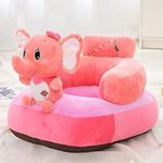 TIB Baby Soft Plush Cushion Supporting Baby Sofa Seat OR Rocking Chair for Kids(Use for Baby 0 to 4 Years)-Elephant Pink