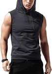 Babioboa Men's Workout Hooded Tank 