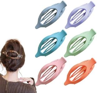 Flat Hair Clips for Women, Flat Claw Clips Duckbill Hair Clips for Thick or Thin Hair, Strong Hold No-Slip Barrettes for Girls Daily Styling and Comfortable (B)