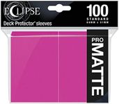 Ultra Pro Eclipse Matte Deck Protector Sleeves, Hot Pink, Standard, (Pack of 100)