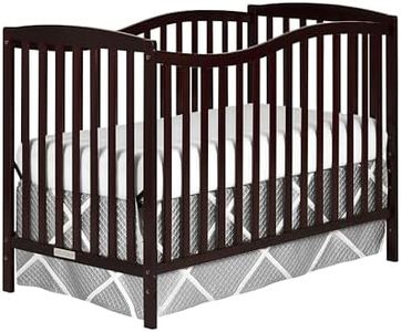 Dream On Me Chelsea 5-In-1 Convertible Crib In Espresso, JPMA Certified