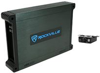 Rockville DBM12 2000W Peak / 500w RMS 2 Ohm Marine/Boat Mono Amplifier Amp W/Covers+Bass Remote