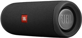 JBL Flip 5 Portable Waterproof Bluetooth Speaker with Rechargeable Battery, Compatible with PartyBoost, Midnight Black