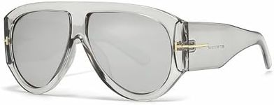 Trendy Retro Oversized Aviator Sung
