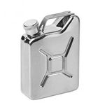 AUGEN Hip Flask Stainless Steel Leak Proof Oil Tank Design 5oz (150ml) Liquor Pocket Flasks or Alcoholic Beverage Holder