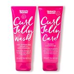 Umberto Giannini Curl Jelly Shampoo & Conditioner - Jelly Wash & Jelly Care - Vegan, Cruelty Free, & Sulfate Free for Curly or Wavy Hair - No Frizz