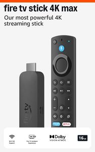 Fire TV Stick 4K Max Streaming Device – Alexa Voice Remote