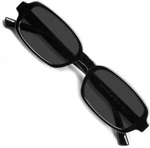 VANLINKER Retro Rectangle Polarized Sunglasses Small 90s