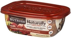 Nutrish Rachael Ray Premium Natural Wet Dog Food with Added Vitamins & Minerals, Hearty Beef Stew Recipe, 8 Ounce (Pack of 8)