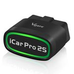 Vgate iCar Pro 2S Bluetooth OBD2 Code Reader BLE 5.2 OBD2 Scanner OBDII Fault Diagnostic Scan Tool for iPhone, iOS, Android, and Windows - [Upgraded Version of iCar Pro]