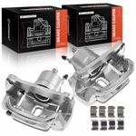 A-Premium Disc Brake Caliper Assembly with Bracket Compatible with Select Toyota Models - Tundra 2007-2015, Sequoia 2008-2015 - Rear Driver and Passenger Side, 2-PC Set