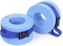 CDQL Water Ankle Weights for Pool Exercise, Water Aerobics Float Ring with Detachable Velcro Pool Exercise Weights Fitness Workout Set for Swimming Fitness Training