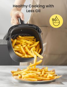 Midea 2L Compact Air Fryer – Black