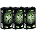 NottyBoy Extra Thin Green Apple Flavoured Condoms for Men | Tropical Delicious Flavour | Oral Enhancement | Fun and Playful | Lubricated Condom - (Pack of 30)