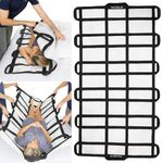 Vive Transfer Blanket with Handles 77” x 38.5” - Bed Positioning Pad, Straps - Reusable, Washable Patient Lifting Device Body Lift, Turning, Sliding Moving - Caregiver, Family Aid, Bedridden, Elderly