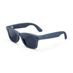 Ray-Ban Meta (Gen 2); Wayfarer Large; Shiny Cosmic Blue | Smart AI Glasses for Men; Women — 2X Battery Life — 3K HD Resolution — 12 MP Ultra-Wide Camera; Audio; Video — Transitions® Sapphire Lenses