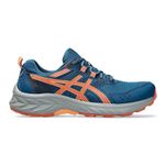 Asics Women's Gel-Venture 9 Sneaker, Rich Navy Desert Red, 7 UK