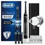 Oral B Genius 9000 Electric Rechargeable Toothbrush for adults- Black - With A 2 Pin Plug