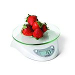 Taylor Precision Products 3831WH Digital Glass-Top Kitchen Scale, One Size, white