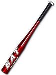 34 Inch Red Aluminium Baseball Bat 