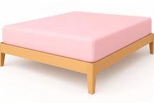 NIYS Luxury Bedding Finest 100% Egyptian Cotton 10"/25CM Fitted Sheets (King, Pink)