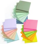 （24 Pads） Rhawom Sticky Notes,3x3 in Colorful Post Notes,Super Sticking Power,12 Aesthetic Colors,Pretty Sticky Notes 45 Sheets/pad,Bulk Pack