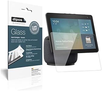 dipos I 2X Pellicola Protettiva Compatibile con Amazon Echo Show 10 (3. Generation) Protezione Vetro Flessibile 9H
