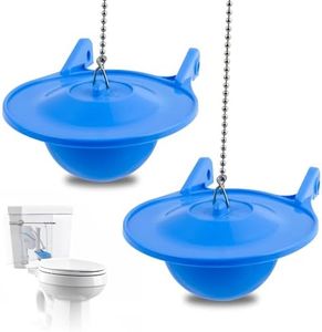 Hibbent 2 pcs Toilet Flapper Replacement, Compatible with Gerber 99-788 and Lowes AquaSouce Original 3" Flapper Replacement for 1.28 GPF Toilets (98923, 312795, 352027, 395280, 12293)-Water Saving