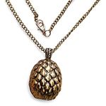 Orion Creations TV Inspired GOT Khaleesi Antique Golden Tone Dragon Egg Pendant Necklace