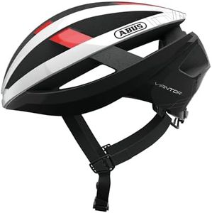 ABUS Viantor Racing Bike Helmet - Sporty Bicycle Helmet for Beginners - for Women and Men - Red, Size M