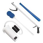 Rehabilitation Advantage economy 4 piece hip replacement kit - sock aid, reacher, shoehorn, sponge 1 pound