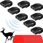BBTO 8 Pieces Car Deer Warning Whis