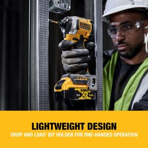 DEWALT 18V XR Cordless Impact Driver – Compact Power Tool