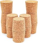 12 Pack Size 22 Cork Stoppers for Glass Bottles, Tapered Plugs for Arts and Crafts, DIY (1.7x1.46x1.49 in)