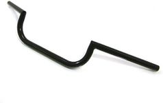 Motorbike Clubman Ace Drag Style Handlebar 7/8 inch 22mm in Black Steel for Café Racer Custom Bobber Project Suits Bar End Mirrors