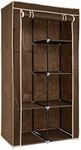 Navaris Canvas Effect Wardrobe - Fo