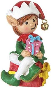 Darice - Mini elfo regalo natalizio, 2 x 2,5 cm, multicolore