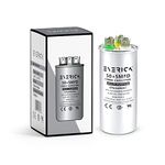 EVERICA 50+5 uF 50/5 MFD ±6% 370V/440VAC CBB65 HVAC Dual Run Circular Start 50/5 440v Capacitor for AC Air Conditioning Run Capacitor Motor Run Fan Start or Condenser Straight