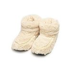 Furry Warmers Fully Microwavable Furry Boots Cream