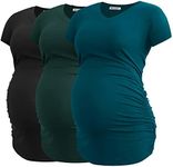 Smallshow Women's V Neck Maternity 